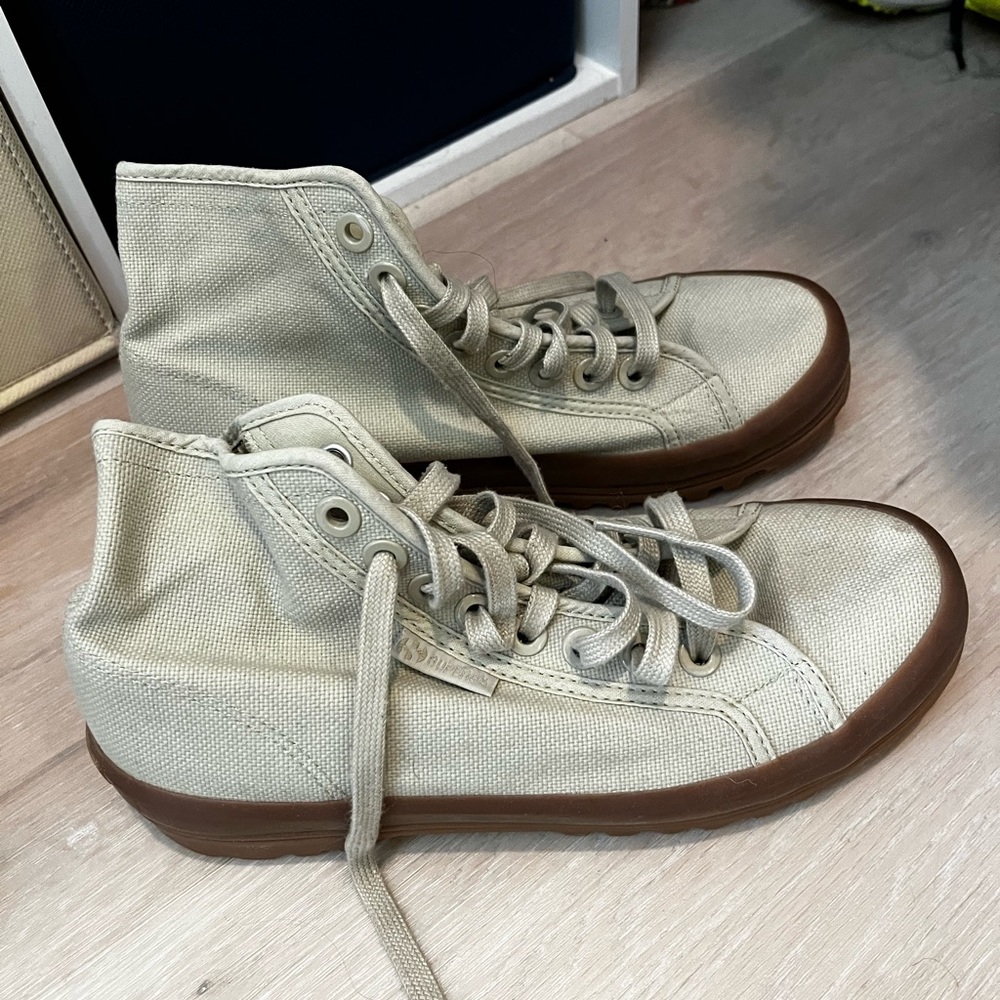 Superga tennis shoes (high top)